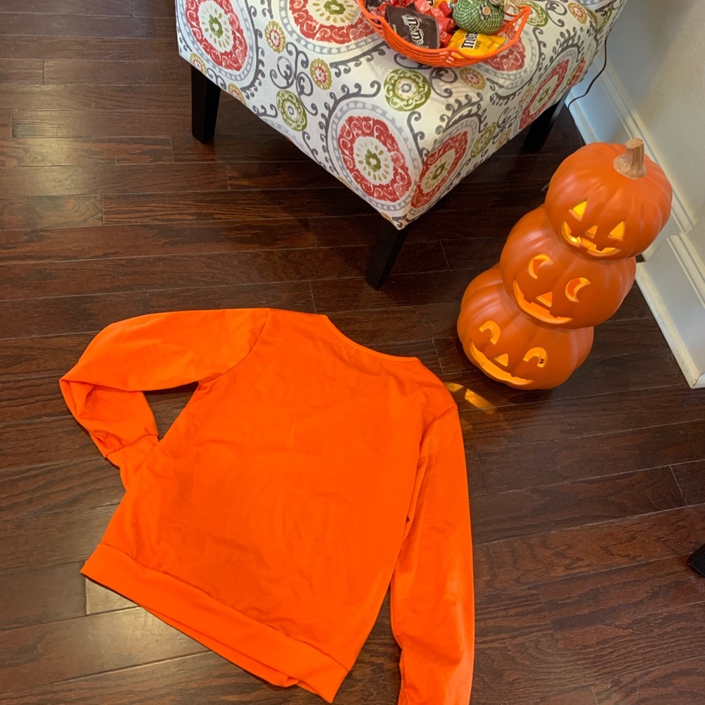 S Halloween Jack O Lantern Top - Picture 3 of 5